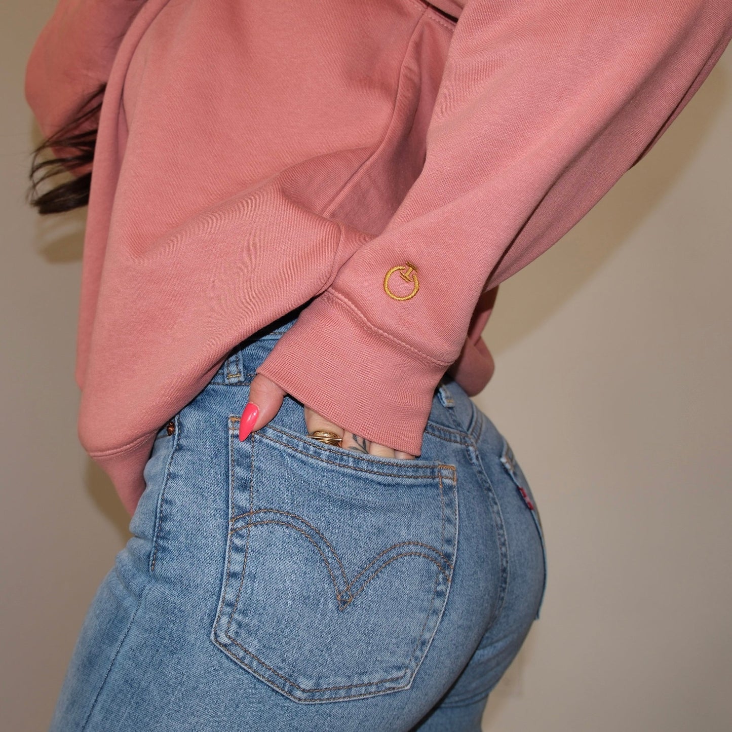 Summit Unisex Sweatshirt | Gold Embroidery